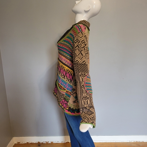 Ivko Collared Button Front Cardigan, GUC, Size M - Picture 5 of 8